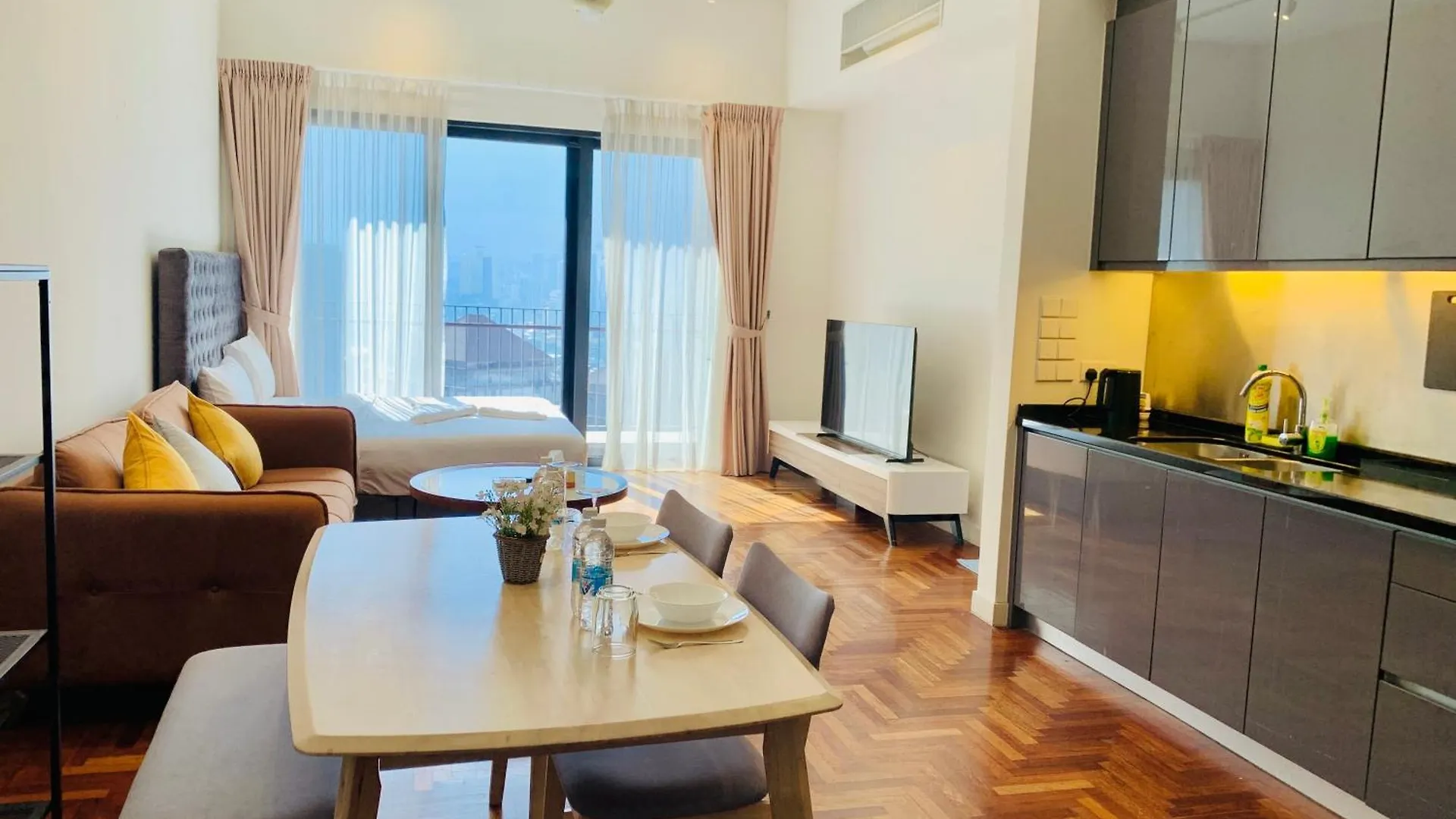 Apartmán The Mews Klcc By Sky Garden Kuala Lumpur Malajsie